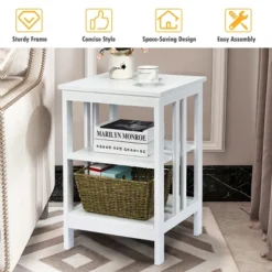 Tangkula 3-tier Side Table Nightstand Sofa End Table Storage Display Shelf 20 Tangkula 3-tier Side Table Nightstand Sofa End Table Storage Display Shelf -Tangkula GUEST 002ef102 fe84 4455 b5df 6e24ef29bd7a