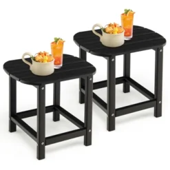 Tangkula 2PCS 18" Patio Adirondack Side Table Coffee Table Weather Resistant HDPE Garden Yard 17 Tangkula 2PCS 18" Patio Adirondack Side Table Coffee Table Weather Resistant HDPE Garden Yard -Tangkula GUEST 02249cac 6ded 4eee b66b 51f363f45ba5