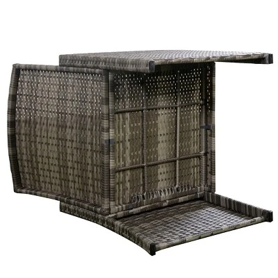 Tangkula 4PCS Outdoor Furniture Set Chairs Coffee Table Patio Garden Set Mix Gray 9 Tangkula 4PCS Outdoor Furniture Set Chairs Coffee Table Patio Garden Set Mix Gray - Image 7