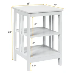 Tangkula 3-tier Side Table Nightstand Sofa End Table Storage Display Shelf 17 Tangkula 3-tier Side Table Nightstand Sofa End Table Storage Display Shelf -Tangkula GUEST 088286b4 62e8 4a5f a250 13208b42af14