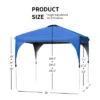 Tangkula Pop-up Canopy Tent 10’ X 10’ Height Adjustable Commercial Instant Canopy W/ Portable Roller Bag Blue/ White/ Grey 2 Tangkula Pop-up Canopy Tent 10’ X 10’ Height Adjustable Commercial Instant Canopy W/ Portable Roller Bag Blue/ White/ Grey -Tangkula GUEST 0d5058a5 2423 4d49 be5e adc1893c782e