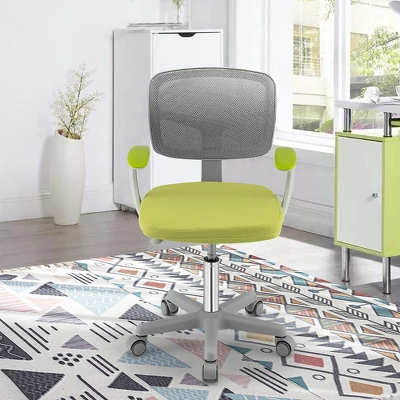 Tangkula Kids Desk Chair Adjustable Height Children Study Chair W/Auto Brake Casters Blue / Pink 3 Tangkula Kids Desk Chair Adjustable Height Children Study Chair W/Auto Brake Casters Blue / Pink