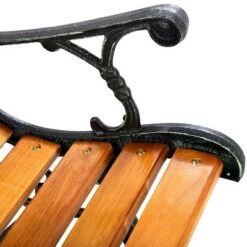 Tangkula Garden Iron Bench Porch Path Hardwood Chair For Patio Park Outdoor Deck 16 Tangkula Garden Iron Bench Porch Path Hardwood Chair For Patio Park Outdoor Deck -Tangkula GUEST 13447844 a962 4f7a a81f 53882258c6c0