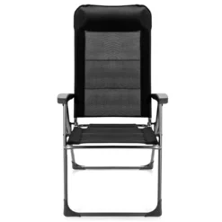 Tangkula 2PCS Outdoor Patio Folding Dining Chairs With Reclining Backrest And Headrest Black -Tangkula GUEST 1c929b4f 1d54 4c51 b39b c186b8d16da8