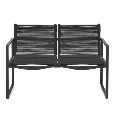 Tangkula 4 PCS Patio Furniture Sofa Set Loveseat Coffee Table For Backyard Balcony & Poolside 7 Tangkula 4 PCS Patio Furniture Sofa Set Loveseat Coffee Table For Backyard Balcony & Poolside - Image 5