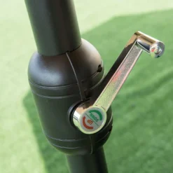 Tangkula 15'Patio Umbrella Double-Sided Outdoor Shade Offset Wine Red -Tangkula GUEST 1df424ad 583b 4ecc 906a 04f235b3ab68