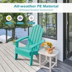 Tangkula Folding Adirondack Chair Outdoor Adirondack Chair Weather Resistant Lounger For Backyard Porch Poolside Turquoise/Grey/White/Black 15 Tangkula Folding Adirondack Chair Outdoor Adirondack Chair Weather Resistant Lounger For Backyard Porch Poolside Turquoise/Grey/White/Black -Tangkula GUEST 22835cf8 fd7d 4b2f b070 f07f41546e8e