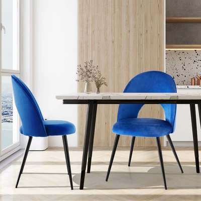 Tangkula Dining Chair Set Of 4 Velvet Upholstered Side Chair W/ Metal Base For Living Room 3 Tangkula Dining Chair Set Of 4 Velvet Upholstered Side Chair W/ Metal Base For Living Room