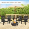 Tangkula 2PCS Wooden Adirondack Chair W/Ergonomic Design Outdoor Lounge Armchair Acacia Wood Chair For Yard&Patio -Tangkula GUEST 23ce77b2 aabb 4ec8 9741 4274db2091c4
