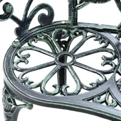 Antique Aluminum Bench Patio Garden Chair Porch Cast For Outdoor Green 10 Antique Aluminum Bench Patio Garden Chair Porch Cast For Outdoor Green -Tangkula GUEST 2572db0b 61ae 472d 9ac8 c4fa122008d9