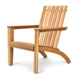 Tangkula Wooden Adirondack Chair W/Ergonomic Design Outdoor Lounge Armchair Acacia Wood Chair For Yard&Patio Black/Gray/White 23 Tangkula Wooden Adirondack Chair W/Ergonomic Design Outdoor Lounge Armchair Acacia Wood Chair For Yard&Patio Black/Gray/White -Tangkula GUEST 2fb62eb7 cc90 4a1b 9edd 4e957d5eb5d6