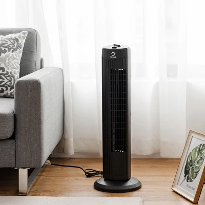 Tangkula 28" Oscillating Tower Fan 3 Wind Outlet Speed Space Cooling 35W 3 Tangkula 28" Oscillating Tower Fan 3 Wind Outlet Speed Space Cooling 35W - Image 2