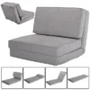 Tangkula Fold Down Chair Convertible Couch GrayBlack -Tangkula GUEST 324e3803 2495 46b0 a499 7d6e585cf072
