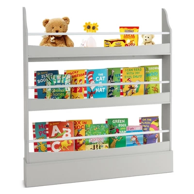 Tangkula 3-Tier Kids Bookshelf Toy Storage Bookcase Rack Wall W/ Anti-toppling Kits 12 Tangkula 3-Tier Kids Bookshelf Toy Storage Bookcase Rack Wall W/ Anti-toppling Kits - Image 10