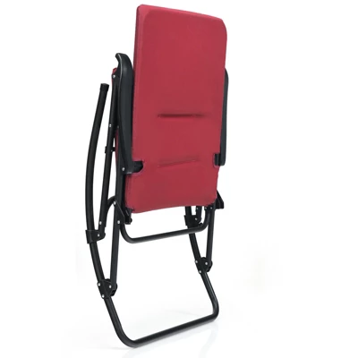 Tangkula Foldable Rocking Chair Enlarged Rocker Chair With Cotton Clip Red 7 Tangkula Foldable Rocking Chair Enlarged Rocker Chair With Cotton Clip Red - Image 5