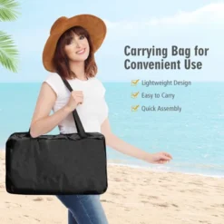 Tangkula 7'x7' Beach Tent Canopy W/ 4 Poles Sandbag Anchors UPF50+ Blue/Green/Purple 17 Tangkula 7'x7' Beach Tent Canopy W/ 4 Poles Sandbag Anchors UPF50+ Blue/Green/Purple -Tangkula GUEST 352318e5 6f75 49d4 972d c3b2042a2519