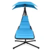 Tangkula Patio Hammock Chair Floating Hanging Chaise Lounge Chair W/ Canopy -Tangkula GUEST 37ece739 747e 4ba5 a2a3 1f60baca1aec