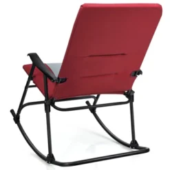 Tangkula Foldable Rocking Chair Enlarged Rocker Chair With Cotton Clip Red 10 Tangkula Foldable Rocking Chair Enlarged Rocker Chair With Cotton Clip Red -Tangkula GUEST 3bfd2c7a 95f9 4df1 b476 eea980473ae0