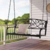 Tangkula Patio Hanging Porch Swing Outdoor 2-Person Metal Swing Bench Chair W/ Chains 2 Tangkula Patio Hanging Porch Swing Outdoor 2-Person Metal Swing Bench Chair W/ Chains -Tangkula GUEST 3c0b496e 3271 44c0 9d59 1ab85650d2a6