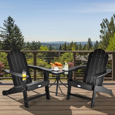 Tangkula Adirondack Chair Outdoor With Cup Holde Weather Resistant Lounger Chair For Backyard Garden Patio And Deck Black/Grey/Turquoise/White 3 Tangkula Adirondack Chair Outdoor With Cup Holde Weather Resistant Lounger Chair For Backyard Garden Patio And Deck Black/Grey/Turquoise/White