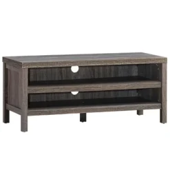 Tangkula TV Stand Fit 45” TV Media Center Open Console Cabinet With 2-Shelf Storage OakWalnut 13 Tangkula TV Stand Fit 45” TV Media Center Open Console Cabinet With 2-Shelf Storage OakWalnut -Tangkula GUEST 49c736df c2cf 4d35 9df2 0bd5ebd96043