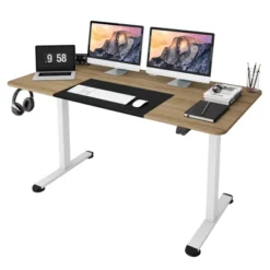 Tangkula 55" Electric Standing Desk Height Adjustable Home Office Table W/ Hook -Tangkula GUEST 4cbca92f ee2c 41db 982a 10928e980d23