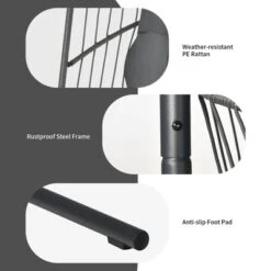 Tangkula Modern Rattan Hanging Egg Swing Chair W/Stand Foldable Cushioned Hammock Gray/Beige 16 Tangkula Modern Rattan Hanging Egg Swing Chair W/Stand Foldable Cushioned Hammock Gray/Beige -Tangkula GUEST 4cce83eb 3249 4e7e 9c76 54ecd38dc76b