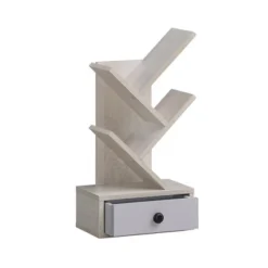 Tangkula 5-Tier Tree Bookshelf W/ Wooden Drawer Display Storage Organizer Rack -Tangkula GUEST 55a6b76c cabc 492d bc4a 9e0abb4d4b26