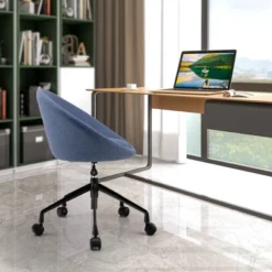 Tangkula Set Of 2 Swivel Home Office Chair Adjustable Accent Chair W/ Flexible Casters -Tangkula GUEST 578a0c99 f043 4830 8ae2 ea96a601e192