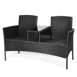 Tangkula Outdoor Rattan Furniture Wicker Patio Conversation Chair -Tangkula GUEST 5a25792f 2a6e 4e96 8190 ec602df05209 1