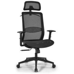 Tangkula High Back Mesh Office Chair Ergonomic Executive Chair Swivel Computer Task Chair W/ Headrest Black/ Gray 20 Tangkula High Back Mesh Office Chair Ergonomic Executive Chair Swivel Computer Task Chair W/ Headrest Black/ Gray -Tangkula GUEST 5a7c2c0b 27df 462e 9e8d 66820db196ad