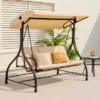 Tangkula 3-Seat Outdoor Converting Patio Swing Glider Adjustable Canopy Porch Swing 1 Tangkula 3-Seat Outdoor Converting Patio Swing Glider Adjustable Canopy Porch Swing -Tangkula GUEST 5a846fee 953f 46a3 bb59 13e446bc3c81
