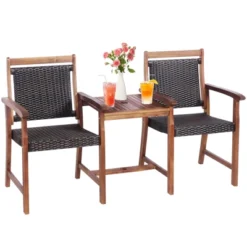 Patio Small Space Chat Sets -Tangkula GUEST 5dc274e4 243a 4d50 bd34 65333865b560