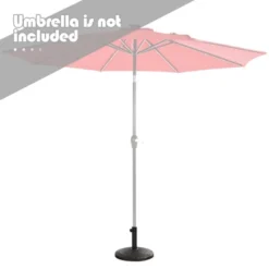 Tangkula Outdoor Market Umbrella Base Stand Heavy-duty Resin Round Pole Holder -Tangkula GUEST 603cb9a3 1086 4783 8d4c 4563efcdce96