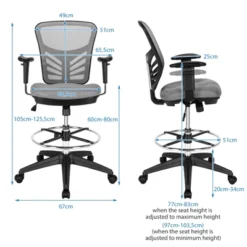 Tangkula Ergonomic Office Chair W/Retractable Footrest High Back Reclining Executive Chair W/Adjustable Headrest -Tangkula GUEST 622923b3 7e67 4bc1 9a20 c89e83a3ae2d