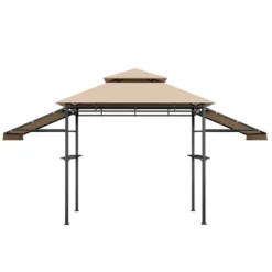 Tangkula 13.5'x 4'Patio BBQ Grill Gazebo Side Awnings Shelves 2-Tier Canopy Outdoor 18 Tangkula 13.5'x 4'Patio BBQ Grill Gazebo Side Awnings Shelves 2-Tier Canopy Outdoor -Tangkula GUEST 670d9061 83d2 4868 8db4 680a54e2a066