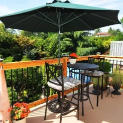 Tangkula 18"Round Umbrella Base Stand Cast Iron Heavy Duty 23lbs -Tangkula GUEST 6aae9661 4e51 4897 8778 9b420c473c56