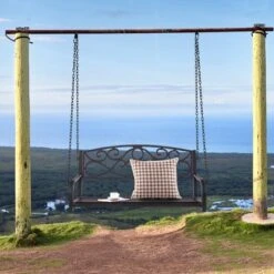 Tangkula Patio Hanging Porch Swing Outdoor 2-Person Metal Swing Bench Chair W/ Chains 14 Tangkula Patio Hanging Porch Swing Outdoor 2-Person Metal Swing Bench Chair W/ Chains -Tangkula GUEST 6b8f1e4e 39dd 4c41 b999 2d3c181dbac1