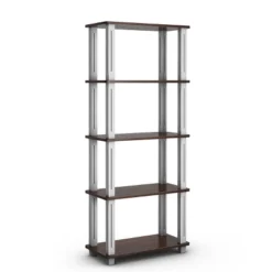 Tangkula 5-Tier Storage Rack Display Shelves Bookshelf For Home Office -Tangkula GUEST 6e3c360b 6921 4020 8280 5ac26d9a8748