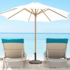 Tangkula Outdoor Market Umbrella Base Stand Heavy-duty Resin Round Pole Holder -Tangkula GUEST 6fef96d5 04b7 41a1 b0a8 75f072a2261a