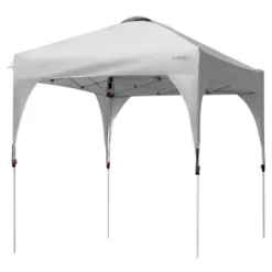 Tangkula Pop-up Canopy Tent 6.6’ X 6.6’ Height Adjustable Commercial Instant Canopy W/ Portable Roller Bag Blue/ White/ Grey -Tangkula GUEST 70b6dba0 5edc 4643 b826 8a0938959ed4