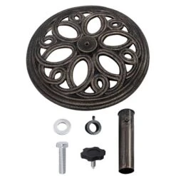 Tangkula 18"Round Umbrella Base Stand Cast Iron Heavy Duty 23lbs -Tangkula GUEST 76f133c9 f30a 4fc7 864e 9d13435fa444