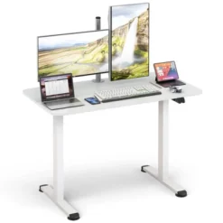 Tangkula Electric Standing Desk Adjustable Stand Up Computer Desk Anti-collision -Tangkula GUEST 78fd969e 63af 41d1 94fb fddd3f4592c1