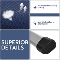 Tangkula 4PCS Outdoor Patio Folding Dining Chairs With Reclining Backrest And Headrest Navy -Tangkula GUEST 7a2ab775 e1db 47a9 91cd 00b217c61308