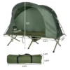 Tangkula 1-Person Folding Camping Tent Cot Portable Outdoor Tent For Backpacking & Hiking Green/Gray 2 Tangkula 1-Person Folding Camping Tent Cot Portable Outdoor Tent For Backpacking & Hiking Green/Gray -Tangkula GUEST 7e3ab79c 7c04 4cda a1a1 9af3da586750