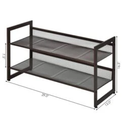 Tangkula Iron Shoe Shelf 2/3/4-Tier Space Saving Layered Shoes Shelving Shoes Storage Organizer 17 Tangkula Iron Shoe Shelf 2/3/4-Tier Space Saving Layered Shoes Shelving Shoes Storage Organizer -Tangkula GUEST 7f20baf5 4eeb 4b61 9867 f7dfc4ba2418