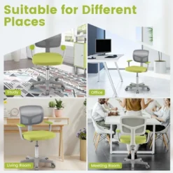 Tangkula Kids Desk Chair Adjustable Height Children Study Chair W/Auto Brake Casters Blue / Pink 17 Tangkula Kids Desk Chair Adjustable Height Children Study Chair W/Auto Brake Casters Blue / Pink -Tangkula GUEST 8a88fd2f c256 43da 8931 650c323404aa