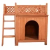 Tangkula Wooden Puppy Dog House Wood Pet Room W/ Raised Roof For Balcony 2 Tangkula Wooden Puppy Dog House Wood Pet Room W/ Raised Roof For Balcony -Tangkula GUEST 8eff7b0b 7e5b 4e9b 8973 a1fddc44d4e6