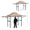 Tangkula 13.5'x 4'Patio BBQ Grill Gazebo Side Awnings Shelves 2-Tier Canopy Outdoor 1 Tangkula 13.5'x 4'Patio BBQ Grill Gazebo Side Awnings Shelves 2-Tier Canopy Outdoor -Tangkula GUEST 9222105d 0183 49f5 b337 2b125e8c73a5