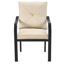 Tangkula 4 PCS Patio Dinning Chairs Cushioned Chairs W/Steel Frame For Garden Backyard & Poolside -Tangkula GUEST 974b64ad 96ef 4196 8cd6 1e5d8006fa0b
